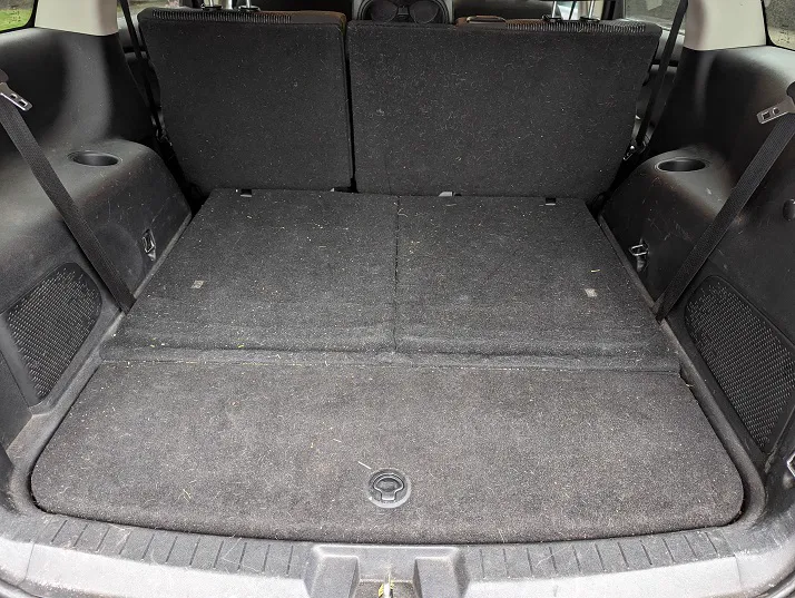 Dodge Journey interior before detailing